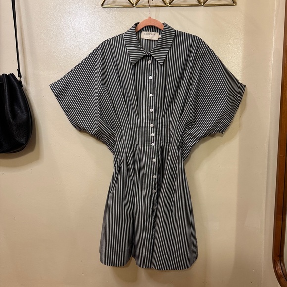 Anthropologie Tobie Dress by Exquise in Black and White, Med - Picture 2 of 7